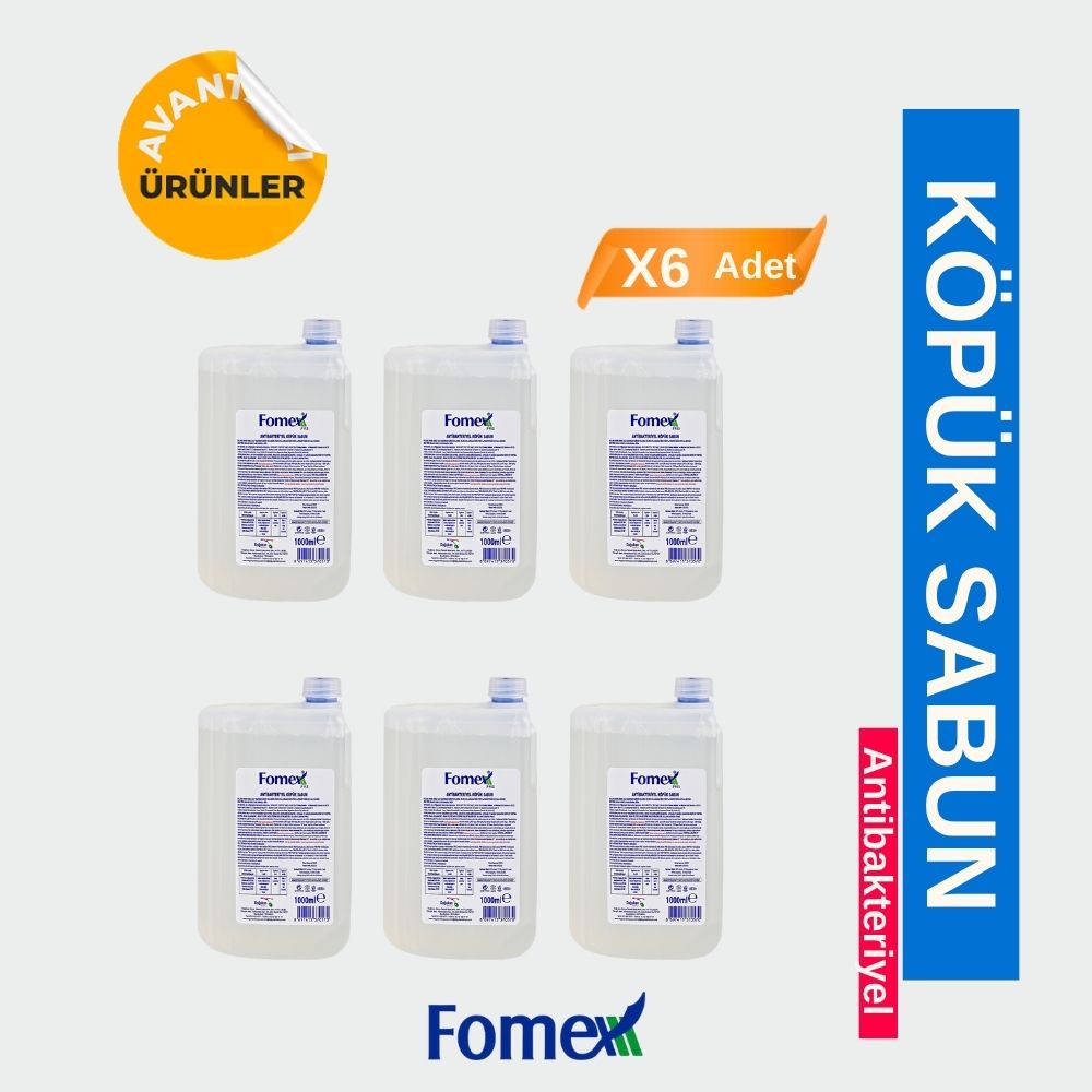 F113 Antibakteriyel Köpük Sabun 1000 ml 6 Adet 640.TL